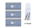 Tillig AKTION 87782 - Straßenbahn Gleis gerade einspurig 46,8 mm - 3 Stück